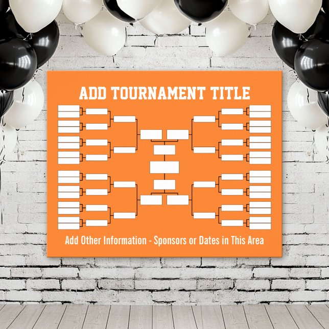 Affiche Support de tournoi sportif (Tournament Bracket Poster)