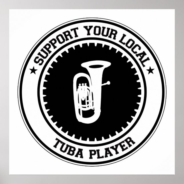 Affiche Support de votre lecteur Tuba local (Devant)