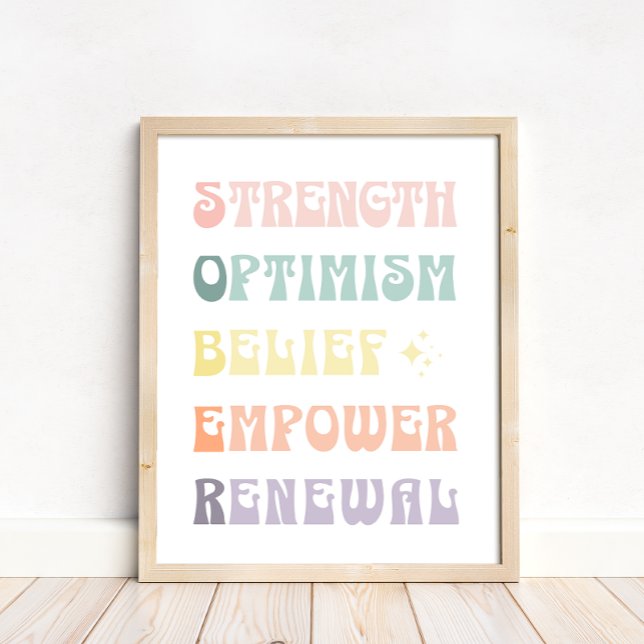 Affiche Support Pastel Sober (Créateur téléchargé)