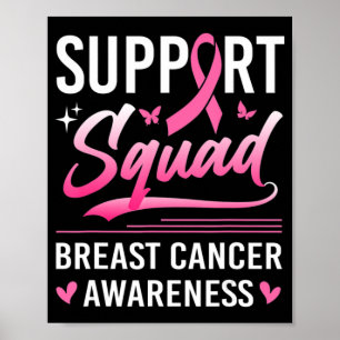 Affiche Support Squad Matching Family Breast Cancer Awaren