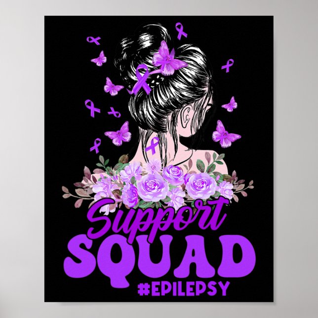 Affiche Support Squad Messy Bun Papillon Purple Ribbon Ep (Devant)