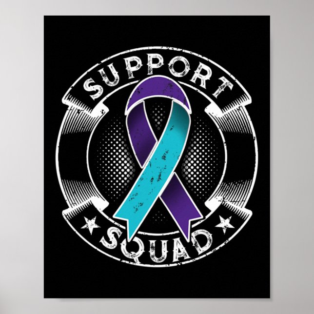 Affiche Support Squad Ribbon Suicide Prevention (Devant)