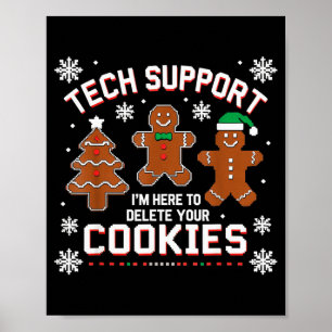 Affiche Support technique de Noël ici pour supprimer les c