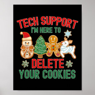 Affiche Support technique de Noël ici pour supprimer les c