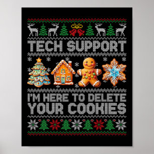 Affiche Support technique de Noël ici pour supprimer les c