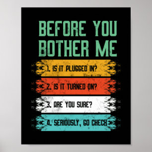 Affiche Support technique informatique