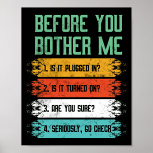 Affiche Support technique informatique