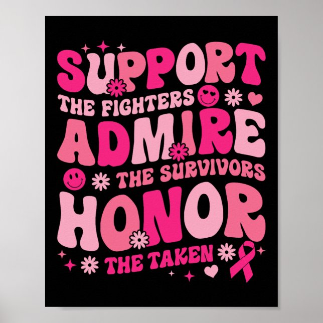 Affiche Support The Fighters Amire The Survivors Breast C (Devant)