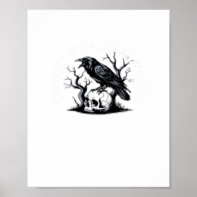 Affiche Support Your Local Murder Classic Design (Devant)