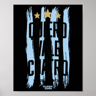 Affiche Supporter de football argentin Coupe du Monde 2026