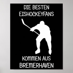 Affiche Supporter de hockey sur glace de Bremerhaven