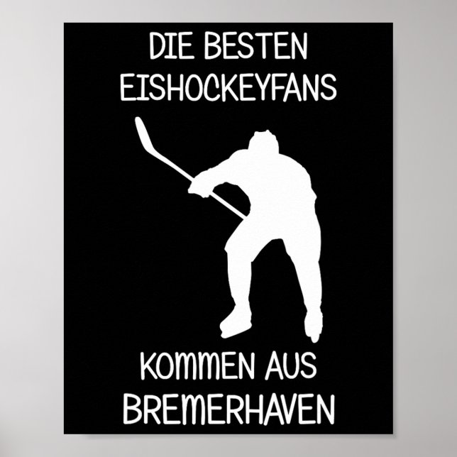 Affiche Supporter de hockey sur glace de Bremerhaven  (Devant)