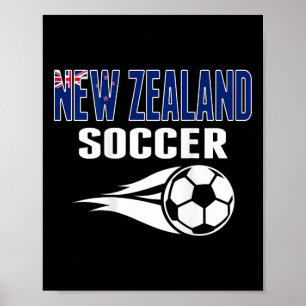 Affiche Supporters de football en Nouvelle-Zélande Maillot