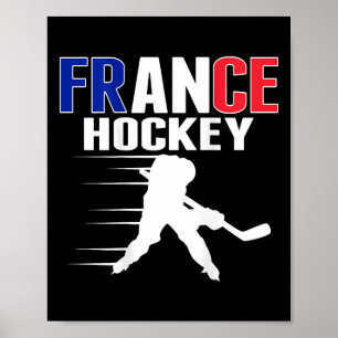 Affiche Supporters de hockey sur glace de France Maillot S