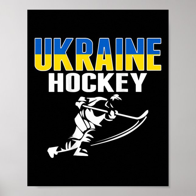 Affiche Supporters de hockey sur glace d'Ukraine - Équipe  (Devant)