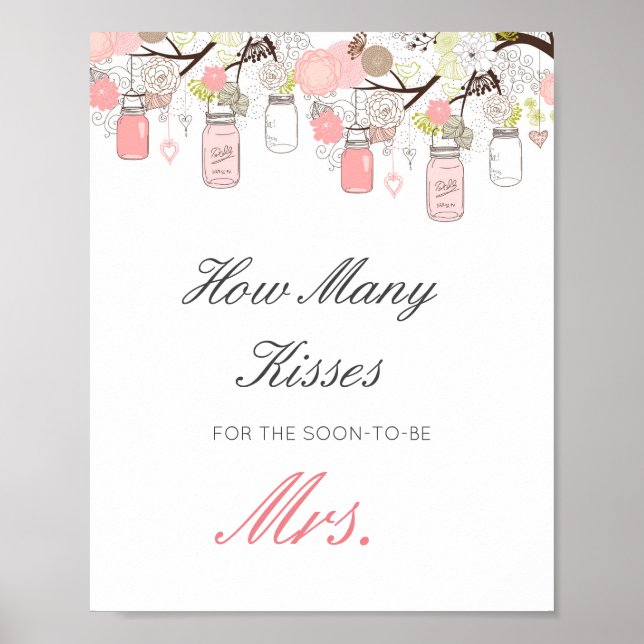 Affiche Supposition modifiable Combien de baisers pour Mme (Devant)