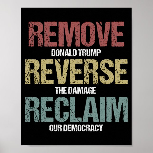 Affiche Supprimer la contestation de récupération inverse (Devant)