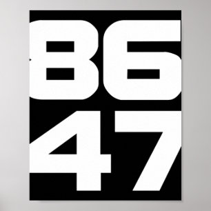 Affiche Sur 86 47 Anti Trump Resist Project 2025