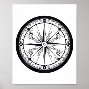 Affiche Sur beau dos Comp Sailing Randonnée Voyage Adven