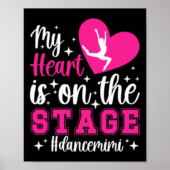 Affiche Sur Cette Scène Danser Mimi D'Une Danse Mimi (Devant)