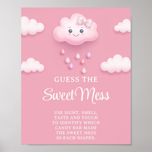 Affiche Sur Cloud Neuf Guess tendance Le jeu Sweet Mess (Devant)