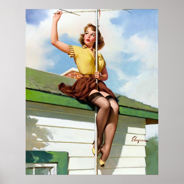 Affiche Sur la broche du toit (Devant)