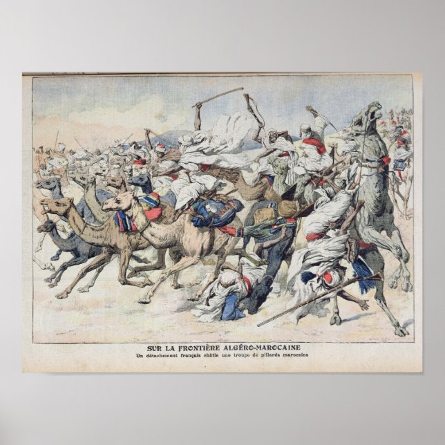 Affiche Sur la frontière algéro-marocaine, un Français (Devant)