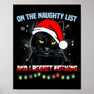 Affiche Sur La Liste Coquine Et Je Regrette Rien Chat Chri
