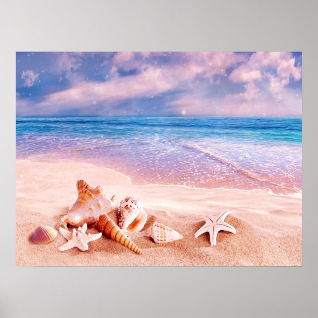 Affiche Sur la plage (Devant)