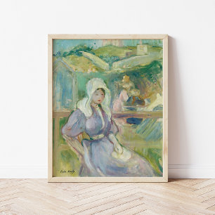 Affiche Sur La Plage À Portrieux   Berthe Morisot
