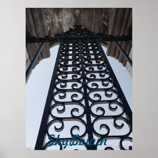 Affiche sur la porte (Devant)