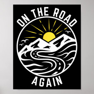 Affiche Sur la route de nouveau Chemin Chemin Voyage avent