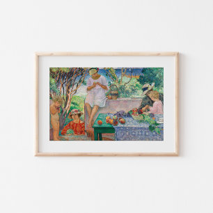 Affiche Sur la terrasse à Sainte-Maxime   Henri Lebasque
