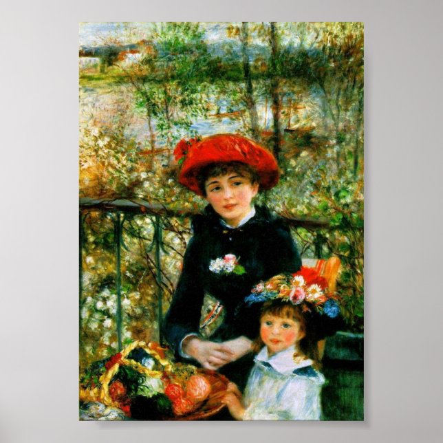 Affiche Sur la terrasse de Renoir (Devant)