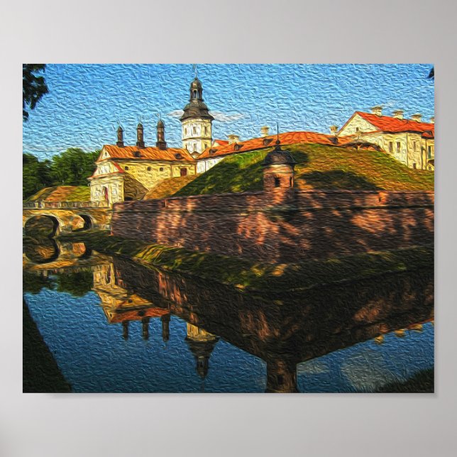 Affiche sur l'architecture et la nature du palais  (Devant)