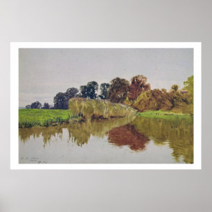 Affiche Sur l'Arun, chargez, le Sussex