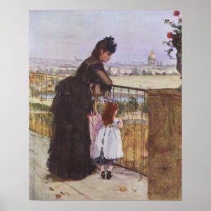 Affiche Sur le balcon