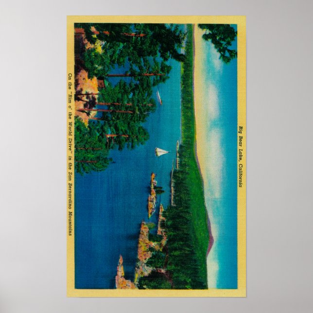 Affiche Sur le bord du monde de la promenade à San Bernard (Devant)