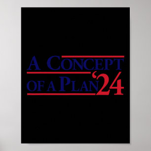 Affiche Sur Le Concept D'Un Plan Drôle Anti Trump