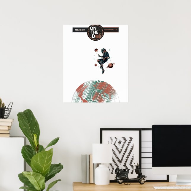 Affiche SUR LE Dai News (Bureau à domicile)