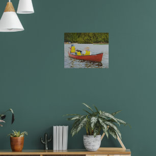 Affiche Sur le lac Print