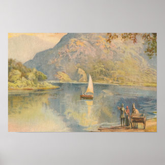 Affiche Sur le lac supérieur, Killarney