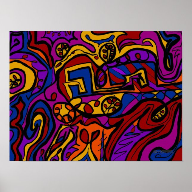 Affiche Sur le mur (Devant)