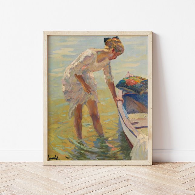 Affiche Sur le rivage | Edward Cucuel (Créateur téléchargé)
