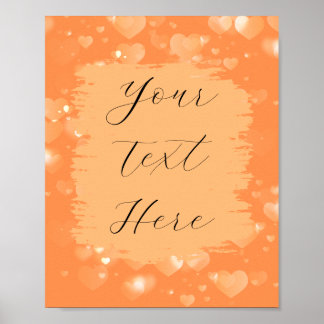Affiche sur le thème Orange