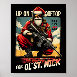 Affiche Sur Le Toit Cliquez Sur Cliquez Sur Noël