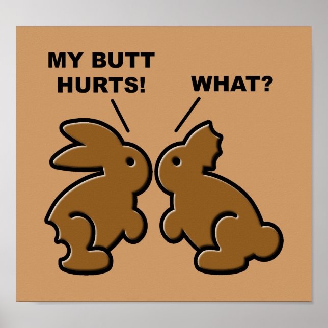 Affiche sur les dégâts causés par le chocolat (Devant)