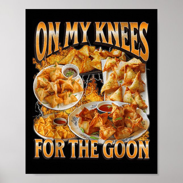 Affiche Sur mes genoux pour le goon Bootleg Funny Crab Ran (Devant)