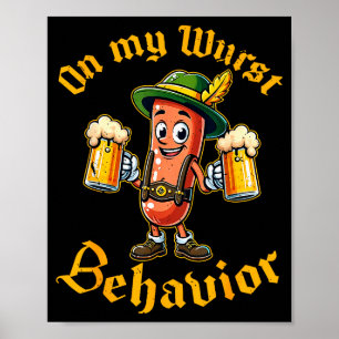 Affiche Sur mon comportement de wurst hommes femmes allema