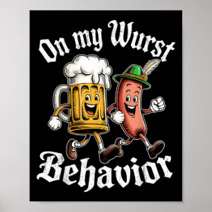 Affiche Sur Mon Comportement Wurst Allemand Adultes De La